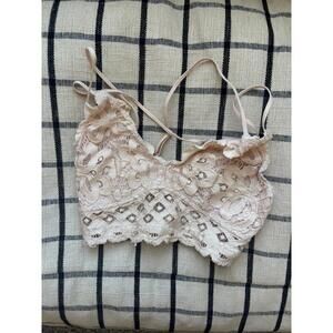 Wishlist lace bralette blush pink size M